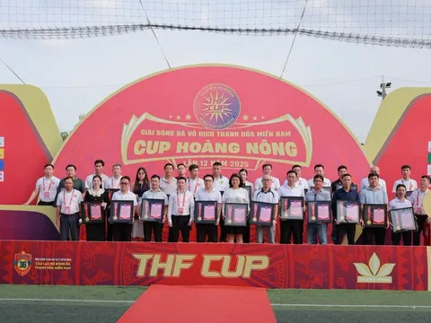 Khai mạc giải bóng đá Thanh Hoá miền Nam tranh Cup Hoàng Nông 2025