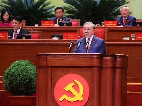 Khai mạc Đại hội XIV: Tổng Bí thư Tô Lâm trình bày Báo cáo về các văn kiện trình Đại hội XIV Đảng Cộng sản Việt Nam