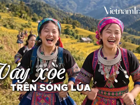 Lễ hội “Sắc chàm Lao Chải” 2026: Duyên dáng sắc váy Mông trên cung đường chạy giữa mùa lúa