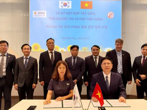 Quảng Trị ký kết biên bản ghi nhớ với Hiệp hội Doanh nhân và Đầu tư Việt Nam-Hàn Quốc