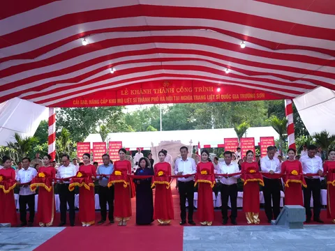 Khánh thành Dự án cải tạo, nâng cấp khu mộ liệt sĩ thành phố Hà Nội tại Nghĩa trang liệt sĩ Quốc gia Trường Sơn