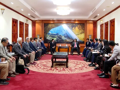 Đoàn công tác Hội Hoà bình hữu nghị Hiroshima - Việt Nam thăm, làm việc tại Quảng Trị