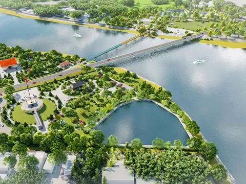 Cận cảnh dự án Công viên Thống nhất tại Khu di tích đôi bờ Hiền Lương - Bến Hải, Quảng Trị