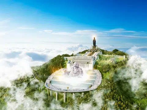 Đại tượng Phật Di Lặc bằng đá sa thạch lớn nhất Việt Nam sắp khai quang tại Tây Ninh