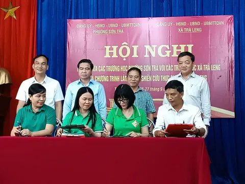 Sơn Trà - Trà Leng ký kết hợp tác, mở lối phát triển du lịch cho vùng đất đại ngàn