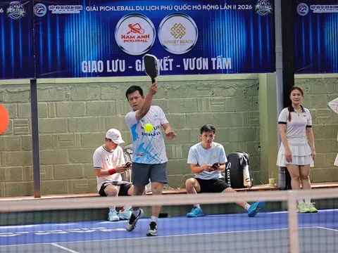 Phú Quốc “nóng” cùng giải pickleball Du lịch mở rộng lần II