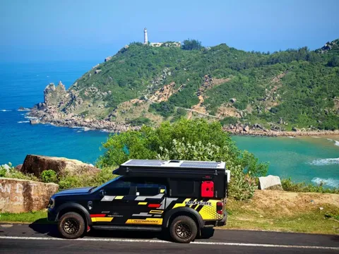 Tự lái xe xuyên Việt trở thành món quà quý giá của gia đình trẻ