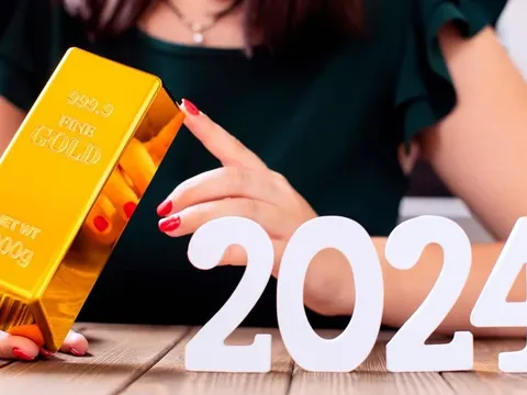 Giá vàng dự báo tiếp tục tăng mạnh năm 2024