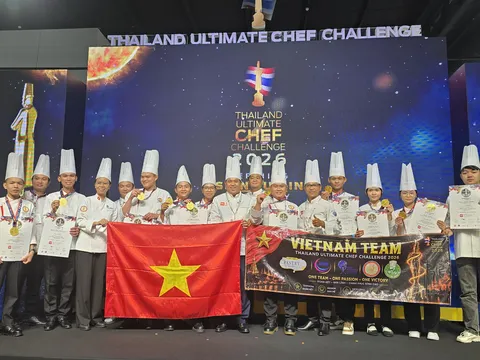 Dấu ấn mới của đầu bếp Việt trên đấu trường quốc tế tại cuộc thi Đầu bếp Tài năng Thái Lan 2026