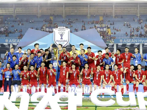 Thủ tướng Lê Minh Hưng gửi thư chúc mừng tuyển Việt Nam bảo vệ thành công ngôi vô địch ASEAN Cup