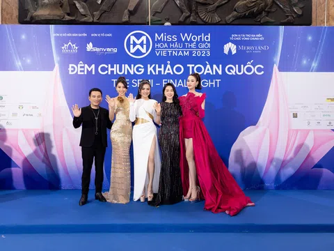 Dàn sao Việt đọ sắc tại Đêm Chung khảo Miss World Việt Nam 2023