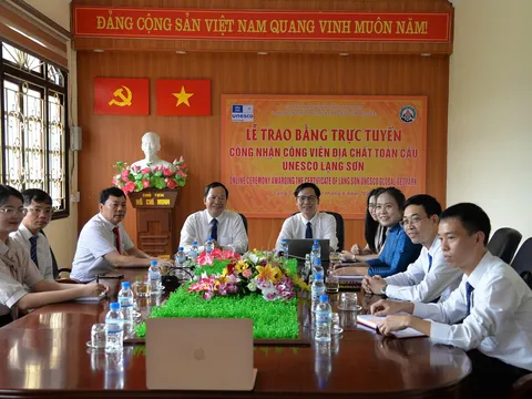 Lạng Sơn vinh dự đón nhận Bằng công nhận Công viên địa chất toàn cầu UNESCO