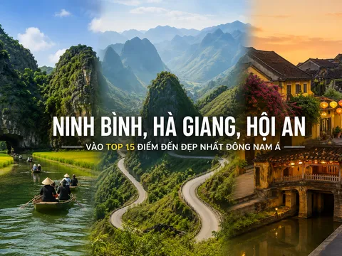 Ninh Bình, Hà Giang, Hội An vào top 15 điểm đến đẹp nhất Đông Nam Á