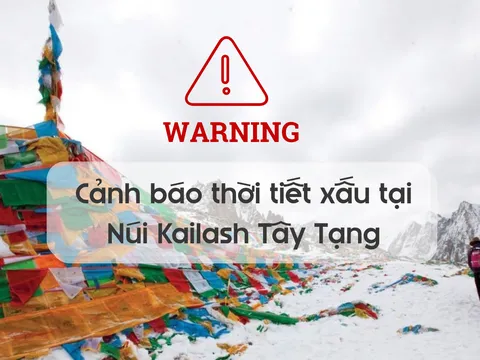 Núi Kailash (Tây Tạng) tạm dừng đón khách do bão tuyết lớn