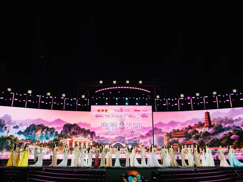 Mãn nhãn sân khấu hoa hậu Việt Nam 2026 trên biển độc bản tại Đồi Rồng, Hải Phòng
