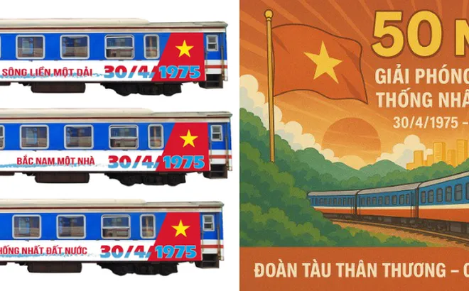 Đoàn tàu Thống Nhất đặc biệt tri ân dịp 30/4: Hành trình lịch sử và hội ngộ ý nghĩa