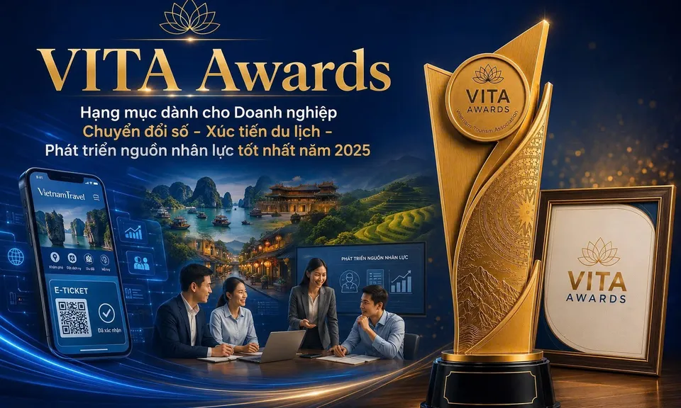 Vì sao hạng mục dành cho doanh nghiệp chuyển đổi số - xúc tiến du lịch - phát triển nguồn nhân lực tốt nhất năm 2025 của VITA Awards đang “hot”?