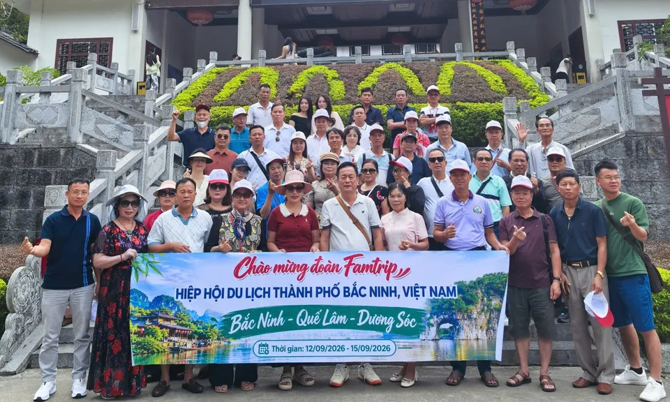 Hiệp hội Du lịch Bắc Ninh mở rộng kết nối du lịch với Quế Lâm – Dương Sóc (Trung Quốc)