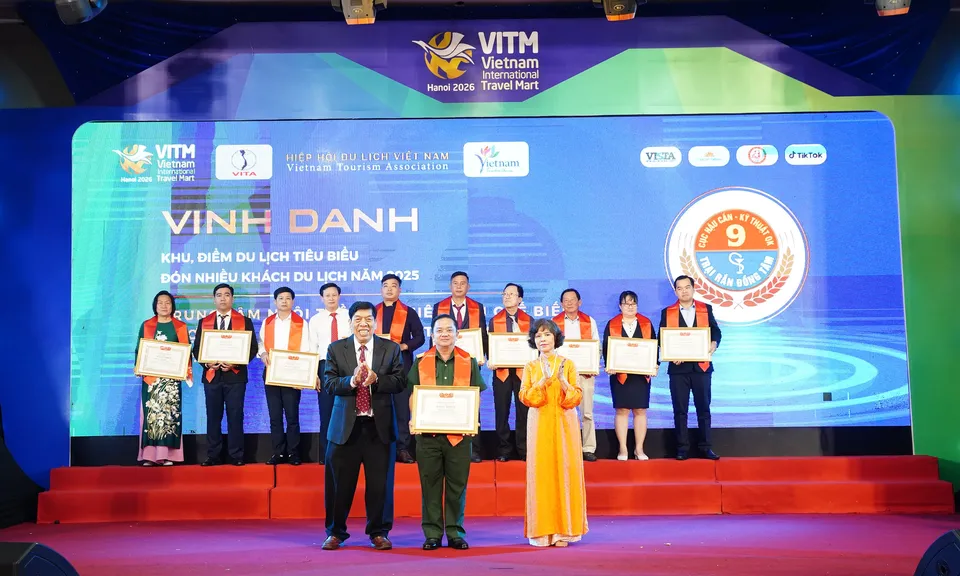 VITM 2026 vinh danh 221 tập thể, cá nhân tiêu biểu năm 2025: Thúc đẩy chuyển mình theo hướng xanh và số