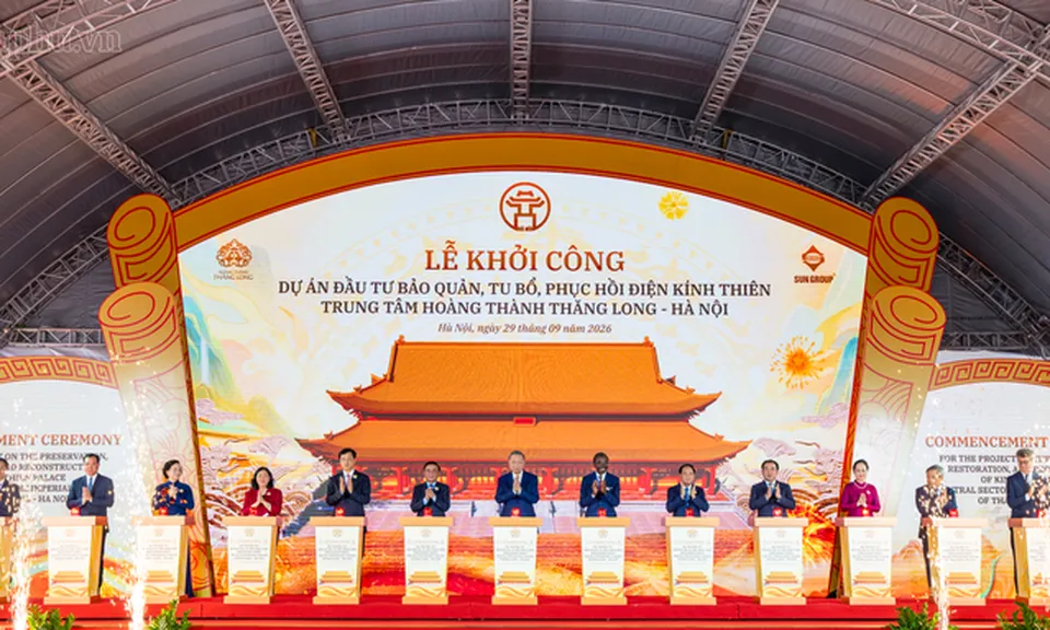 Khởi công dự án bảo quản, tu bổ, phục hồi Điện Kính Thiên