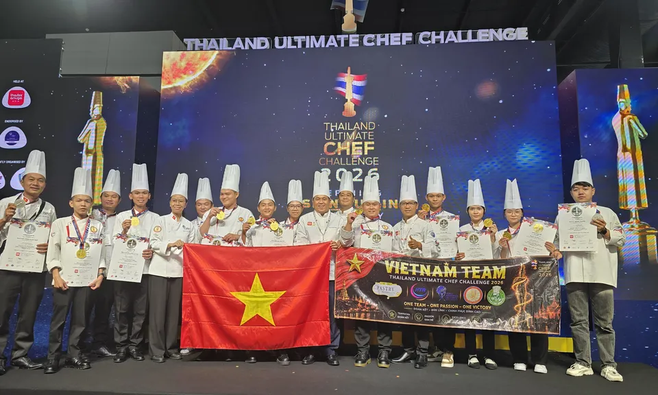 Dấu ấn mới của đầu bếp Việt trên đấu trường quốc tế tại cuộc thi Đầu bếp Tài năng Thái Lan 2026